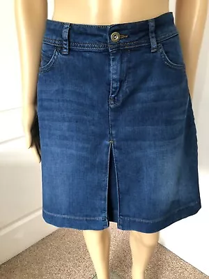 M & S Indigo Collection Size 12 (eu 40) Short Denim Skirt Perfect Cond Used • £4.50