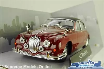 Jaguar Mk2 Model Car Maroon Inspector Morse Look A Like 1:43 Scale Saloon K8 • £19.99