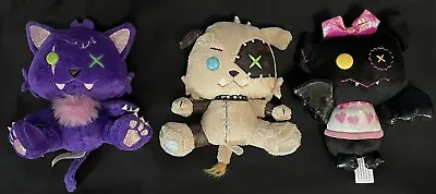 Monster High Plush Lot • WATZIT Dog• CRESCENT Cat • COUNT FABULOUS Bat • • $49.99