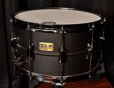 Tama Snare Drums S.L.P. 8x14 Big Black Steel 1mm Shell LST148 New • $299.99