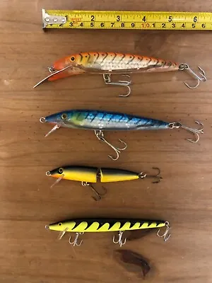 Pike Lures X4 Yo-zuri And Abu Garcia • £20