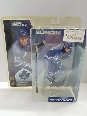 2001 McFarlane Sports Picks NHL Series 1 MATS SUNDIN Toronto Maple Leafs Figure • $9.99