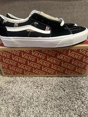 Vans Sk8 Low Women’s Misprint Black/White Sneakers Size 7.5 • $60