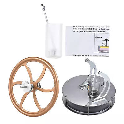 DIY Low Temperature Stirling Engine Motor Steam Heat Stainless Steel Model W • $40.78