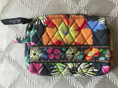 New Vera Bradley Small Cosmetic Bag In Jazzy Blooms • $29