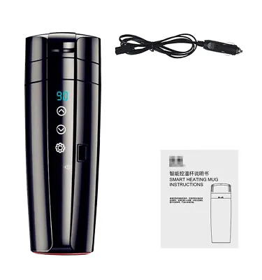 Portable Car Heating Cup Touch LCD Display Smart Temperature Control Thermos 12V • $35