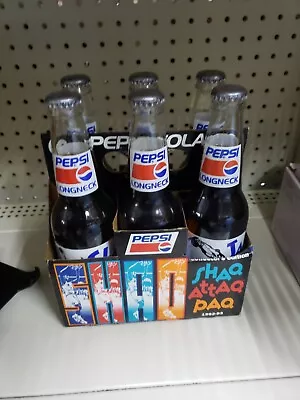 Vintsge Pepsi-Cola NBA SHAQ  Six Pack Longneck Soda Bottles • $12