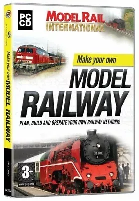 Make Your Own MODEL RAILWAY - Model Rail International Pc Cd Rom  • £1.49