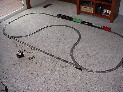 1960 Vintage Gilbert American Flyer Layout Train Set With Remote Control Loop • $179