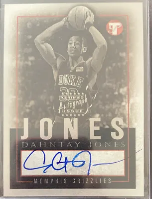 Dahntay Jones Duke Basketball Topps Autograph Rookie Card Mike Krzyzewski Auto • $9.99