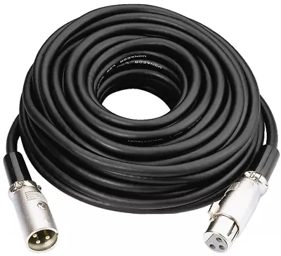 Microphone Speaker Cable 20m / XLR Balanced Male To Female Plugs • £15