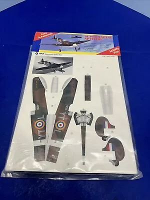 Vintage Cardboard Air Plane Kit Supermarine Spitfire Mk11 1995 Jerry Haines Comp • $18.89