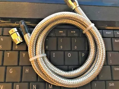 $28 • Buy Vacuum Line Kit 3' X  7/32  I.D. Hose Stainless Steel Braided With End Covers