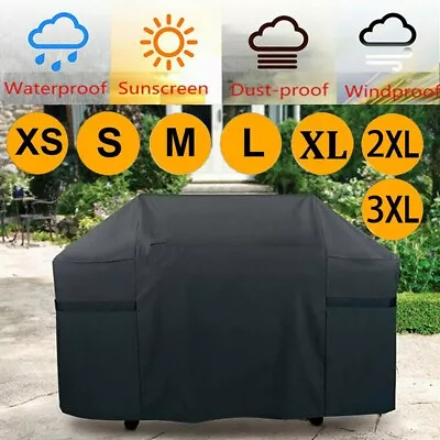 1pcs BBQ Grill Cover Burner Waterproof Garden Charcoal Gas Barbecue Protector AU • $46.64