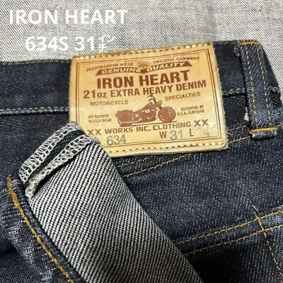 Iron Heart 634S 21oz EXTRA HEAVY DENIM W31 From Japan • $452.58