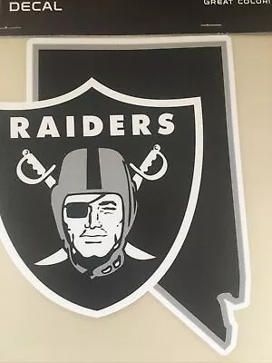 Las Vegas Raiders 8x8 St. Die Cut Decal NFL Football Vinyl Auto Window Team Film • $11.95