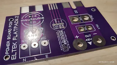 Eltek Flatpack2 Power Supply Purple PCB (moutoulos™) • $8.80