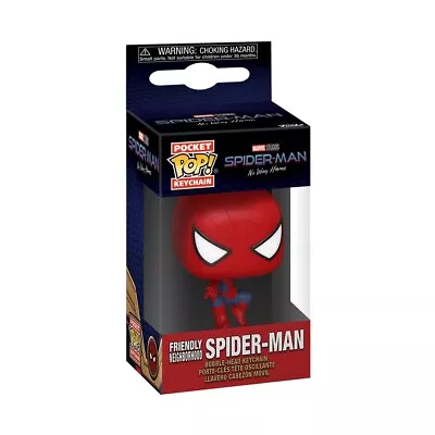 Funko NWH FRIENDLY SPIDER-MAN Pocket Pop! Marvel Key Ring Chain NEW & IN UK NOW • £9.95