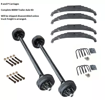 Upgrade Your Camper Trailer Axle To 8000#! 86.5  HF Solve Your Axle Problems! • $2745