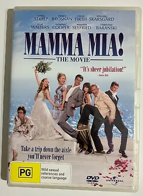 Mamma Mia! (DVD 2008) BARGAIN Musical Comedy Movie ABBA • $1.20