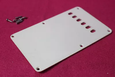 Vintage Style Tremolo Cover Back Plate For Fender Strat - Parchment 1 Ply 1.4mm • $14.25