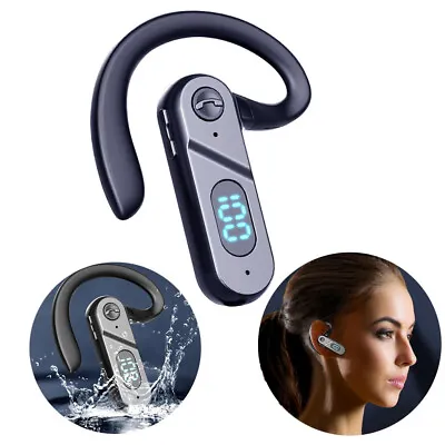 Wireless Earphone Handsfree Call Bluetooth Headphone Ear-hook For IPhone Samsung • $20.92