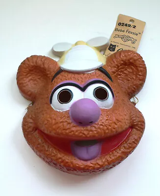 Vintage César Halloween Mask Jim Henson MUPPET SHOW Baby FOZZIE BEAR France 1986 • $50