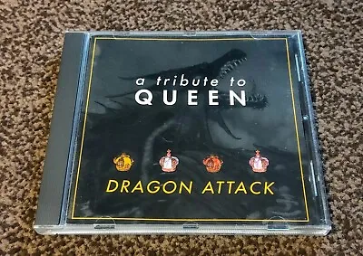 Various Artists - Dragon Attack - A Tribute To Queen Cd Album (1996) De-rock Vgc • £4