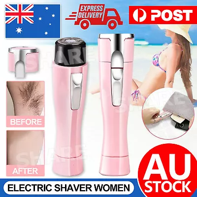 Women’s Facial Electric Shaver Hair Remover Trimmer Body Face Leg Bikini Armpit@ • $10.95