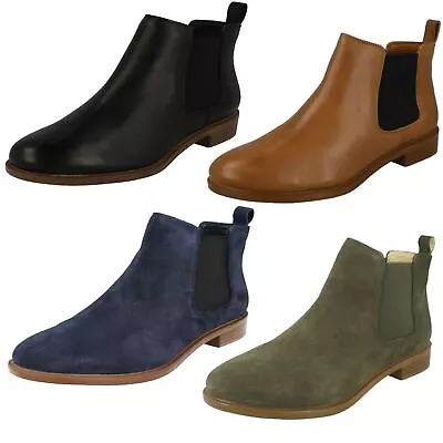 £74.99 • Buy Ladies Clarks Chelsea Boots - Taylor Shine