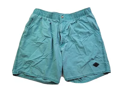 Vintage OP Ocean Pacific Aquamarine Men's M/L Shorts 6.75  In Grunge Surf Skate • $34.51