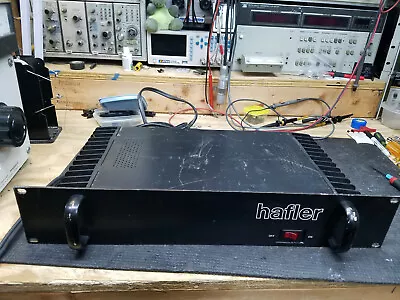 Hafler P125 Professional MOSFET Power Amplifier..  Repaired..  Tested.. Working • $235