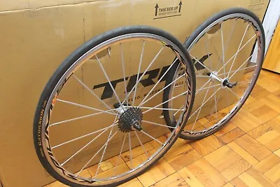 Mavic Ksyrium SL Wheelset Gatorskin 25mm Tires Dura Ace CS-7800 10sp Cassette • $399.99