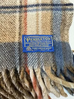 Vintage Pendleton 1960’s Or 70’s 100% Virgin Wool Blanket • $45