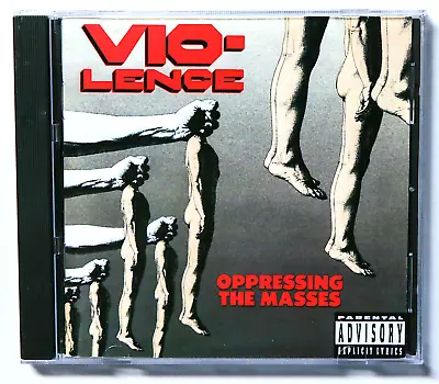 VIO-LENCE Oppressing The Masses CD 1990 Megaforce *RARE* BAY AREA THRASH METAL • $44.95