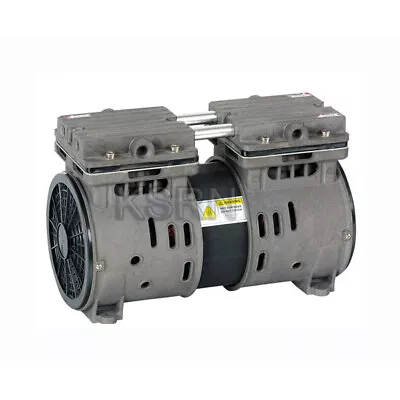 $295.99 • Buy 110V Double-Stage Silent Oilless Pistion Lab Vaccum Pump Electric 300W,-950mbar 