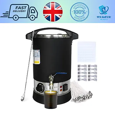 Large 12Lb Wax Melting Pot Electric Wax Melter Warmer For DIY Candle Making Kit • £135.87