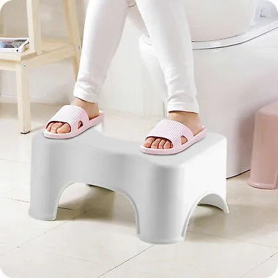 £10.89 • Buy Bathroom Toilet Stool Squaty For Adults Step Stool Anti Slip Potty Poo Training