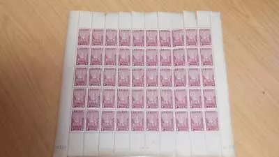 AG576: Sheet Of 50 French Colony Stamps 1939 - 1c - Maroc - Marocco • $12.33