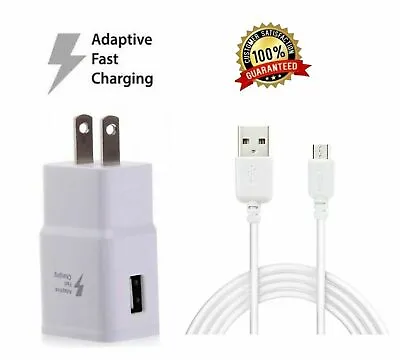 Fast Rapid Wall Charger+Charging Cable Cord For Samsung Galaxy J3 J7 Phone NEW!! • $6.99