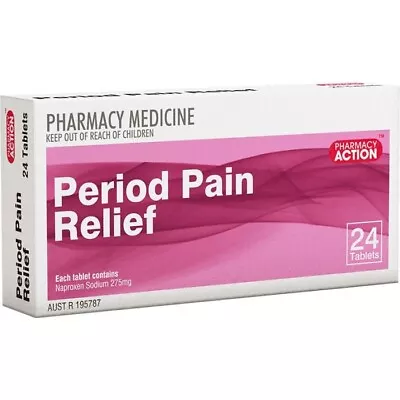 $8.99 • Buy Pharmacy Action Period Pain Relief Tab X 24 (Generic For Naprogesic)