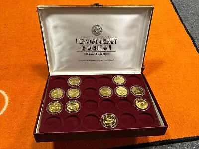 Legendary Aircraft Of World War II $10 Brass Coins - Marshall Islands • $30