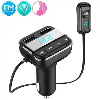 Pyle FM Transmitter Bluetooth Wireless Car Music Charging Handsfree LCD/ • $7.99