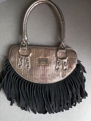 £20 • Buy D&G Dolce & Gabbana Faux Fringe Bag