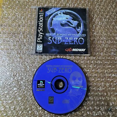 Mortal Kombat Mythologies: Sub Zero (Sony PlayStation 1 1997) PS1 Tested • $34.99