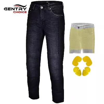 RIDERACT® Motorbike Jeans For Men Biker Pant Reinforced Aramid Motorbike Pant • $65.79