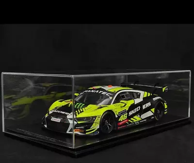 Audi R8 Lms Gt3 -  Spa 2022 - Wrt -   1/18 Scale Spark Model Car W/ Display Case • $275