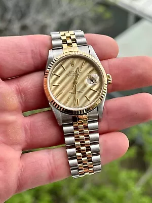 1994 Rolex Datejust 16233 Tapestry Dial 36mm - No Box No Papers • $5499