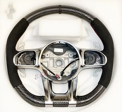 Oem 19~24 Mercedes Amg G63 C63 E63 Gt S63 Cls63 Gle Carbon Fiber Steering Wheel • $1499.98