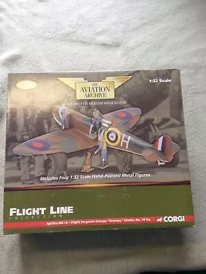 £138.38 • Buy CORGI US33906 Spitfire MK1A -Flt Sgt George Grumpy Unwin 19 Squadron 1:32 Limite